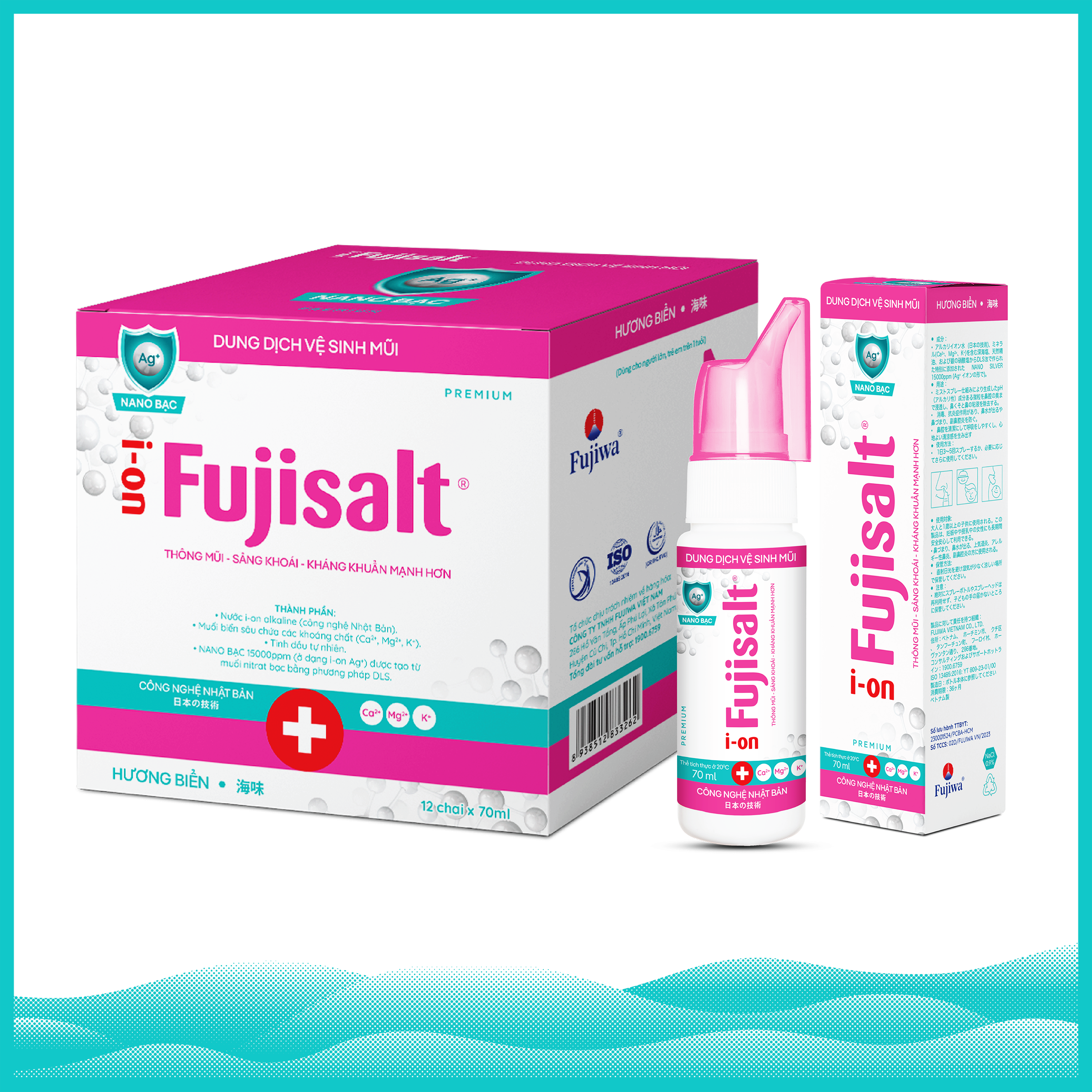 DUNG DỊCH VỆ SINH MŨI I-ON FUJISALT